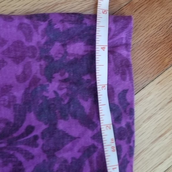 Gloria Vanderbilt Purple Hombre Embellished Top Lg - Picture 15 of 15